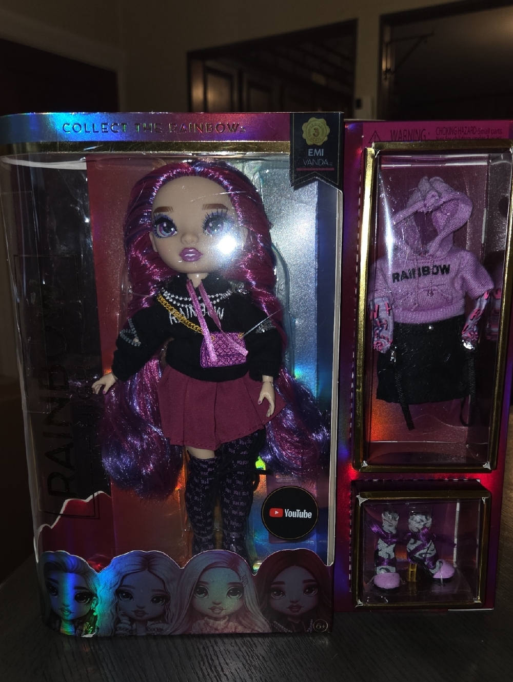 Rainbow High EMI VANDA Doll Series 3 Brand New NIB IN HAND Purple Orchid